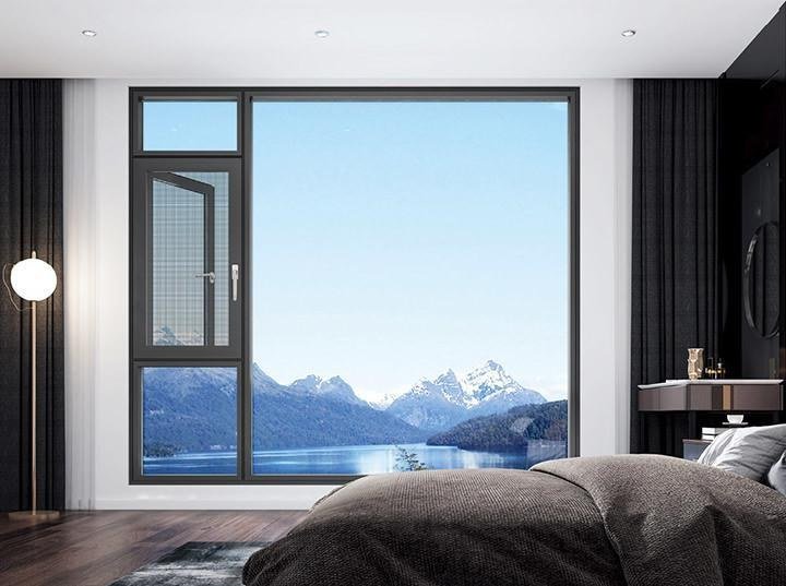 Bedroom window screened